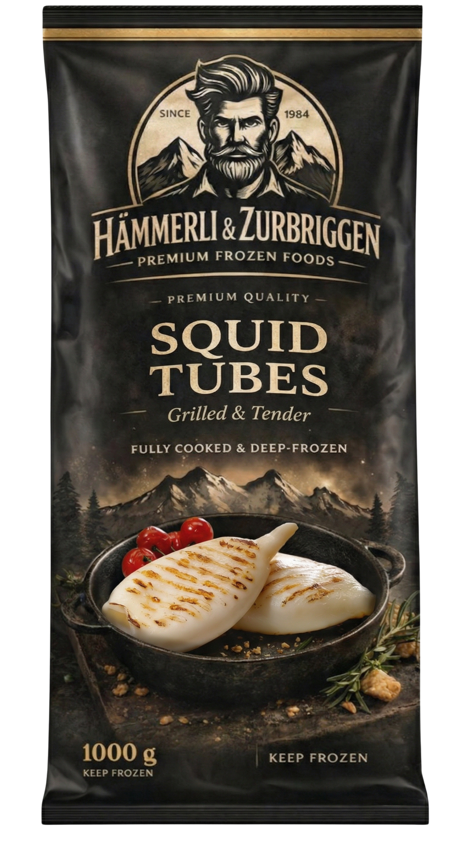 Squid Tubes — Grilled & Tender